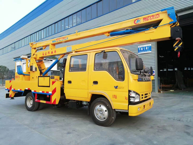 五十鈴16米高空作業(yè)車(chē) 試車(chē)完畢 發(fā)陜西延安