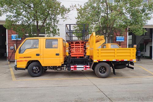 江鈴12米升降平臺式高空作業(yè)車(chē)