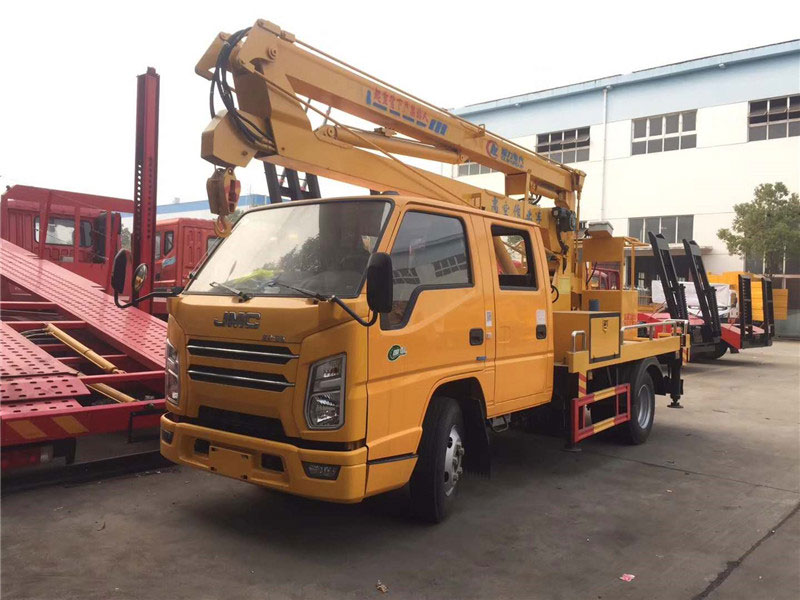 國六江鈴順達12米藍牌高空作業(yè)車(chē)廠(chǎng)家報價(jià)