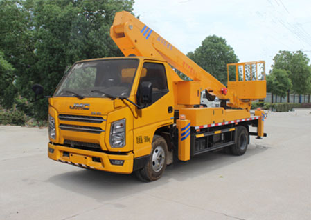 國六藍牌21米直臂式高空作業(yè)車(chē)