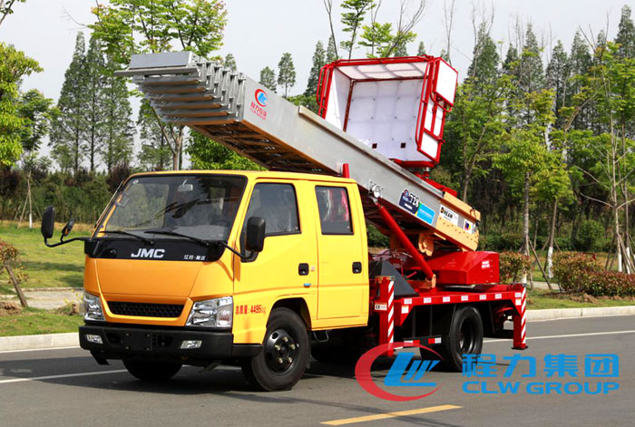 江鈴搬家作業(yè)車(chē)/云梯搬家車(chē)（作業(yè)高度28米）