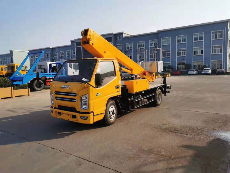 國六江鈴藍牌21米伸縮臂高空作業(yè)車(chē)