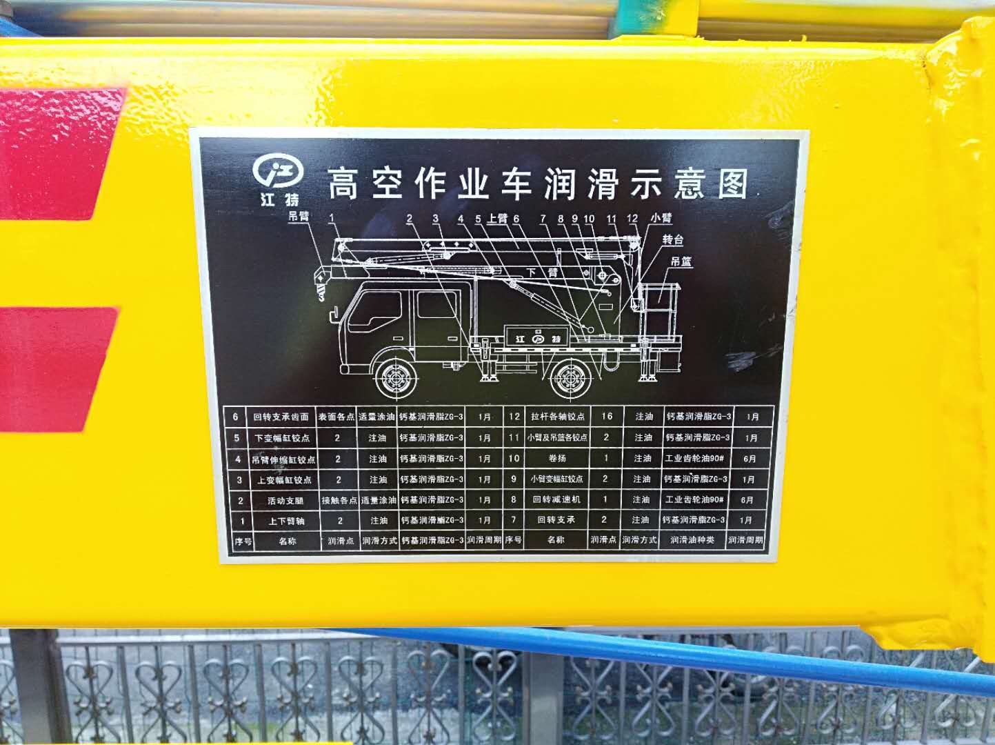 慶鈴五十鈴14米高空作業(yè)車(chē)詳情介紹