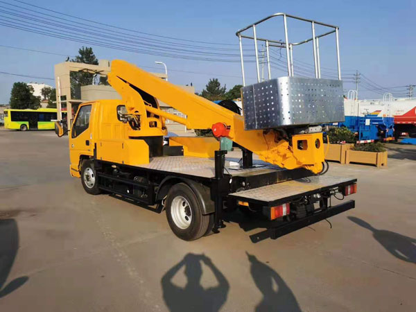 江鈴國六藍牌22米伸縮臂高空作業(yè)車(chē)