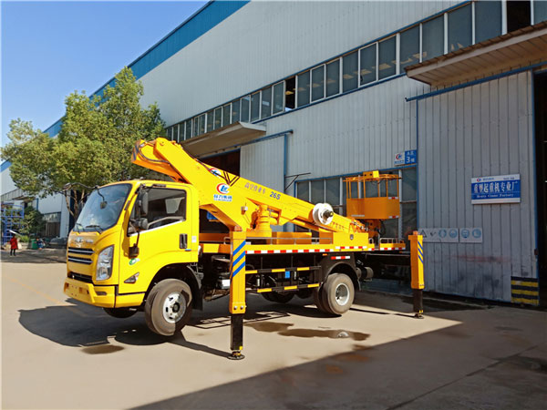 國六江鈴26米伸縮臂高空作業(yè)車(chē)