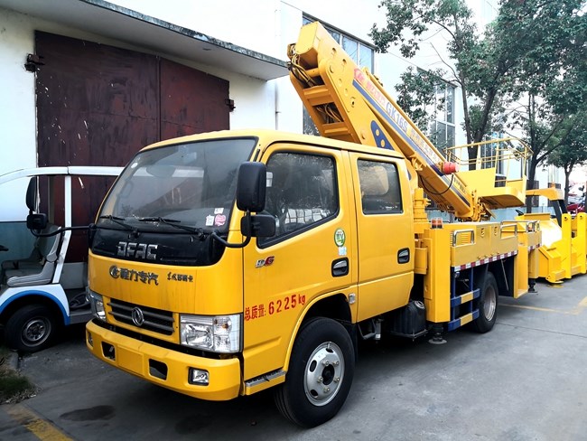 程力東風(fēng)雙排座伸縮臂16米高空作業(yè)車(chē)