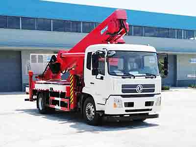 程力牌東風(fēng)天錦國五22米伸縮臂式高空作業(yè)車(chē)