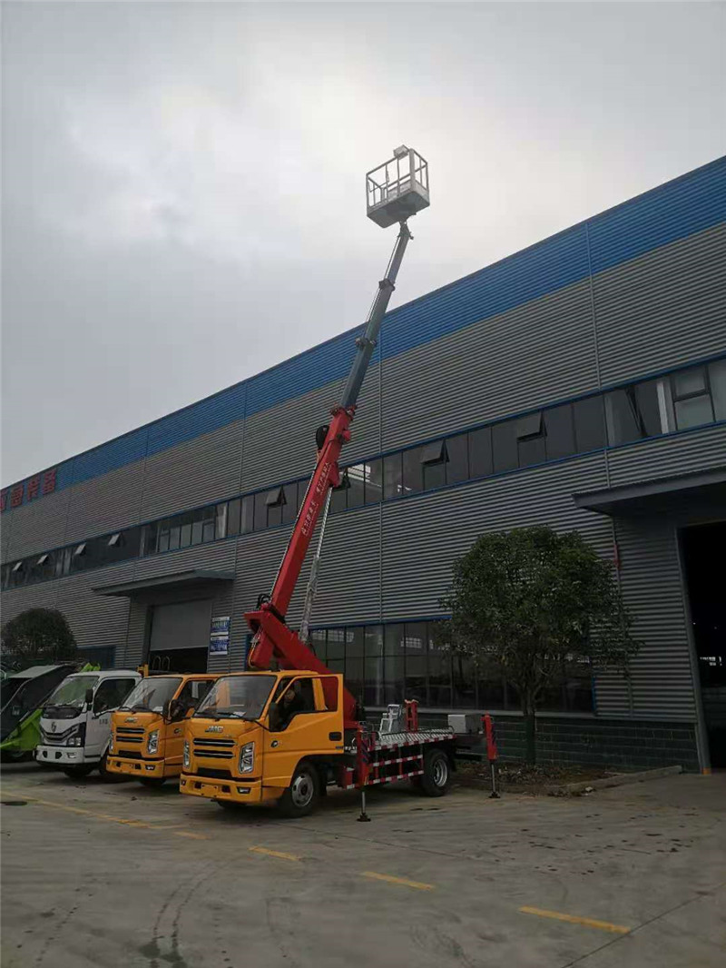 國六23米藍牌直臂高空作業(yè)車(chē)