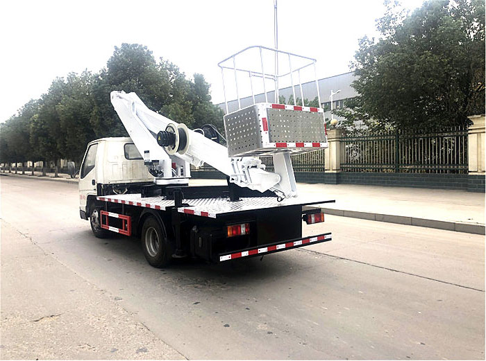 國六江鈴17.5米藍牌直臂高空作業(yè)車(chē)