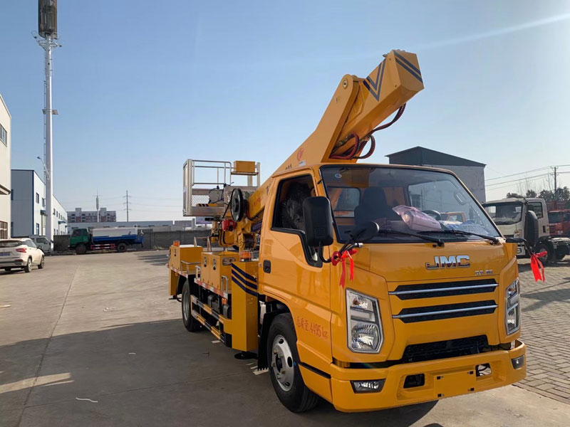 全新江鈴國六藍牌直臂高空作業(yè)車(chē)報價(jià)