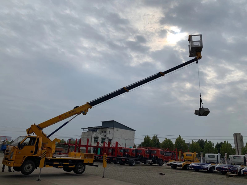 全新江鈴國六藍牌直臂高空作業(yè)車(chē)報價(jià)