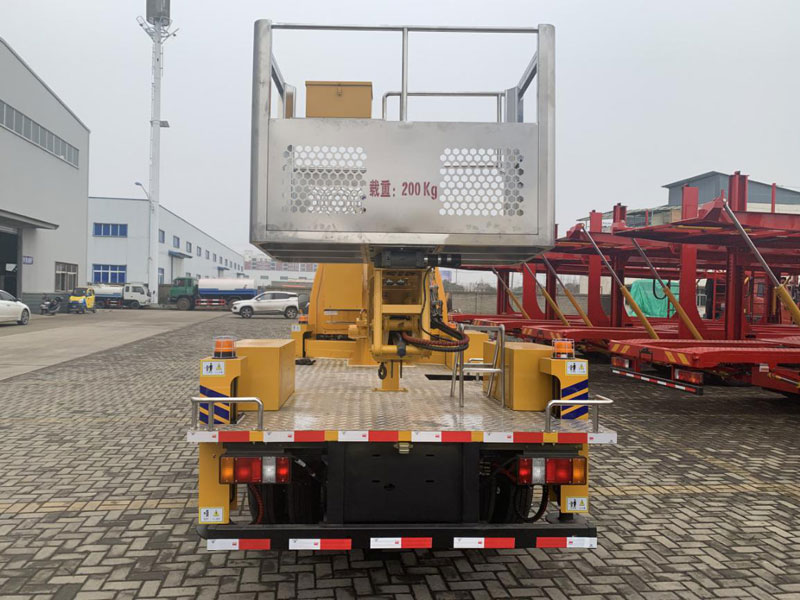 全新江鈴國六藍牌直臂高空作業(yè)車(chē)報價(jià)