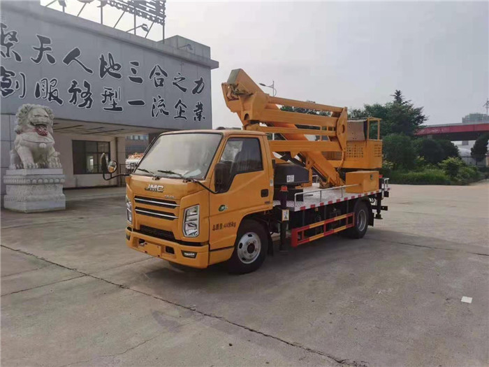 藍牌16米-18米高空作業(yè)車(chē)配置介紹