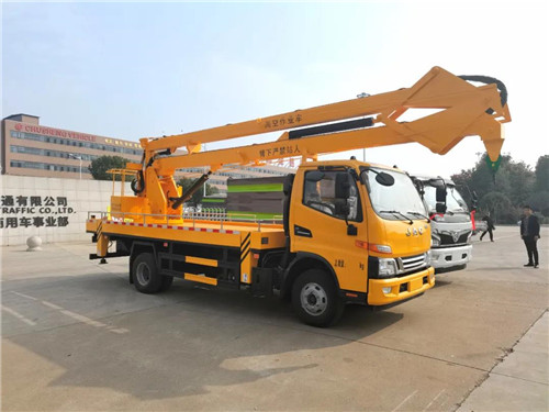 藍牌16米-18米高空作業(yè)車(chē)配置介紹