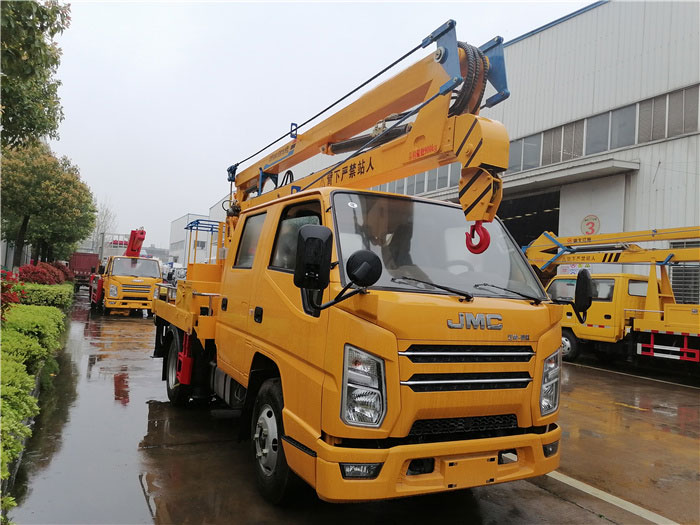 國六藍牌江鈴17.5米直臂高空作業(yè)車(chē)