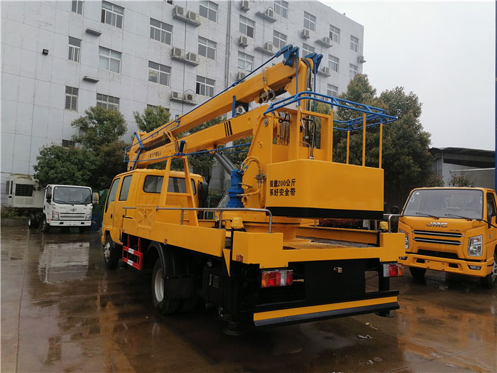 國六藍牌江鈴17.5米直臂高空作業(yè)車(chē)