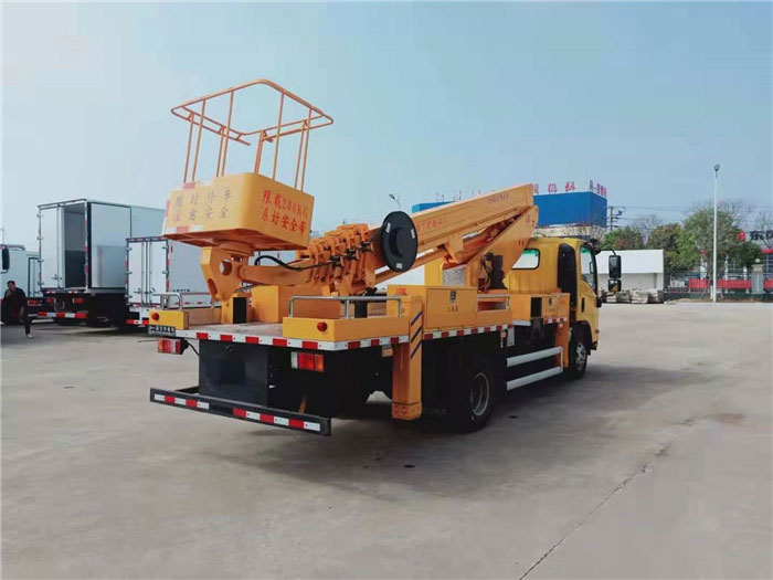 國六藍牌江鈴17.5米直臂高空作業(yè)車(chē)
