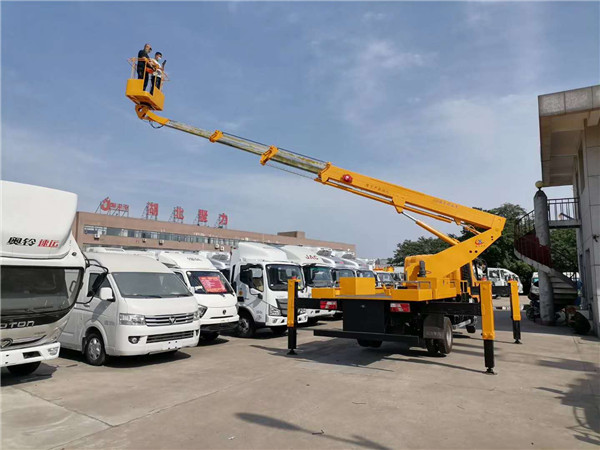 國六江鈴22米伸縮臂高空作業(yè)車(chē)