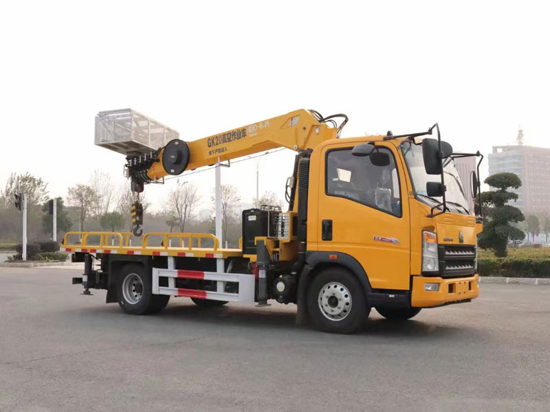 國六20米隨車(chē)吊式高空作業(yè)車(chē)