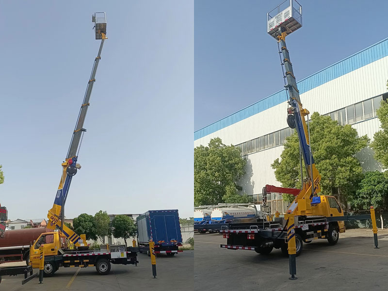 江鈴藍牌27M直臂伸縮式高空作業(yè)車(chē)-CL5042JGKA6DS