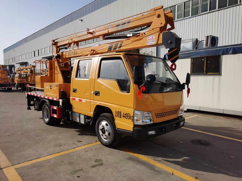 程力華鑫江鈴順威13米藍牌折臂高空作業(yè)車(chē)
